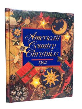 American Country Christmas 1992 Hardcover Book By Oxmoor House